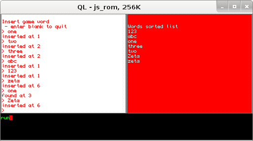 Keeping sorted string array