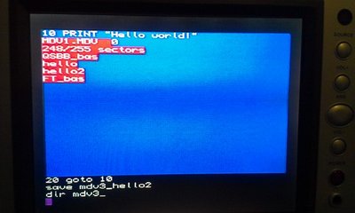file written to the MDV1.MDV image on the sdcard