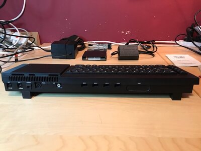 Rear view. All feet present. Note, Trump card &amp; interface cables available separately.