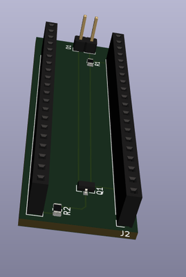 CapsLockLED PCB v0.01