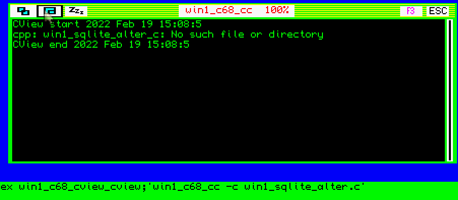 C68 Compile in Cview