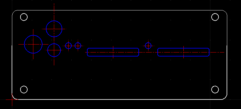 Q68 PCB in upper position front panel
