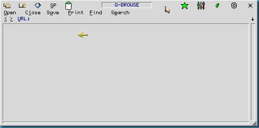 Sample Q-Browse opening screen