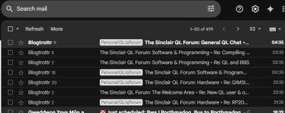 Forum feed in my email Inbox
