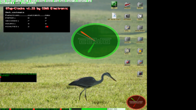 QTop-Clocks using ALPHA_BLEND